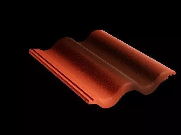 Рядовая черепица Kriastak. Цементно-песчаная. Antik Кирпично-красный купить в краснодаре