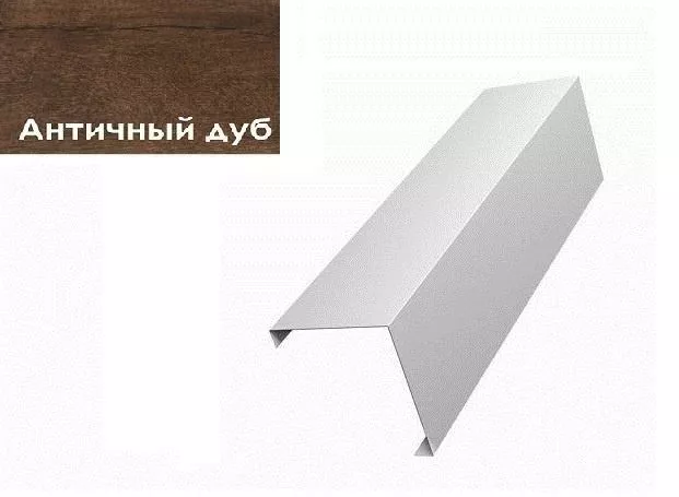 Декоративная накладка на столб угловая жалюзи Milan,Tokyo 0,45 Print Elite Antique Wood GL купить в краснодаре