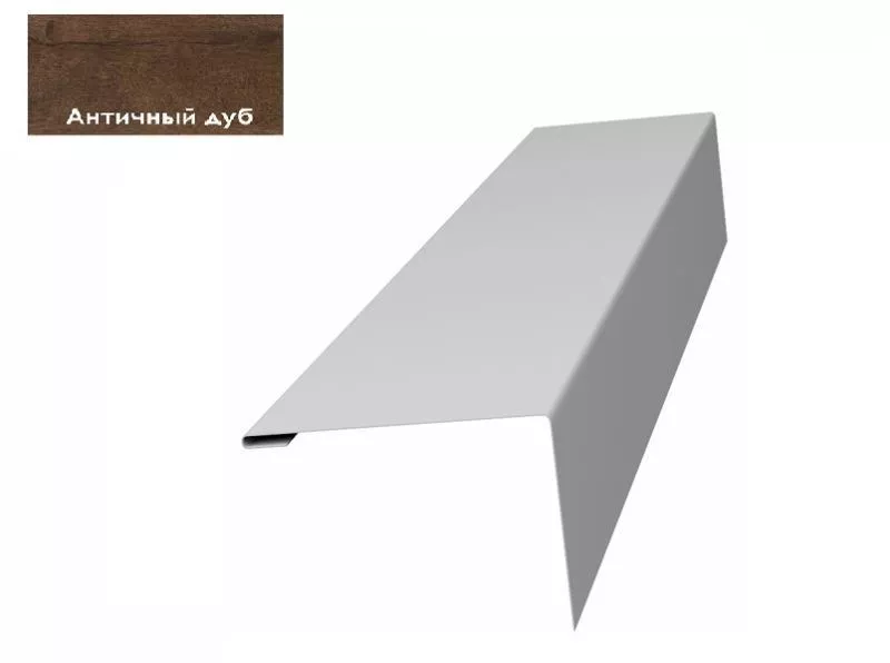 Нащельник для калиток и ворот 25х35 жалюзи Milan Tokyo 0,45 Print-double Elite Antique wood L1,68GL купить в краснодаре