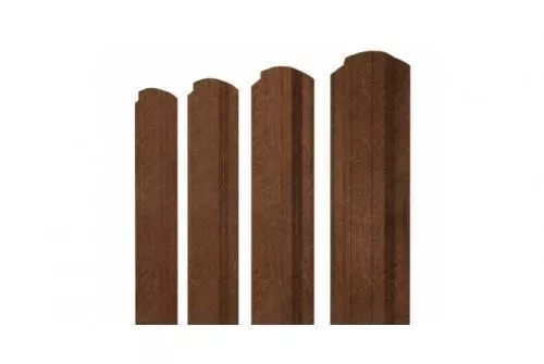 Штакетник Grand Line Прямоугольный фигурный 0,45 Print Elite Antique Wood Античный дуб купить в краснодаре