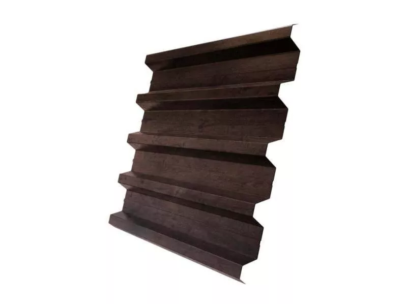 Профнастил Grand Line Н60 R Print Premium РФ 0,45 мм двусторонний  Antique Wood Античный Дуб купить в краснодаре