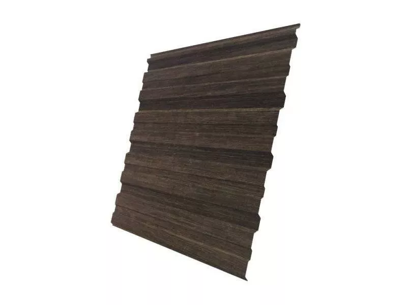 Профнастил Grand Line С10 R Print-double Premium РФ 0,45 мм Antique Wood Античный Дуб купить в краснодаре