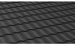 Композитная черепица AeroDek Traditional Антрацит. Артикул: AeroTr-ant