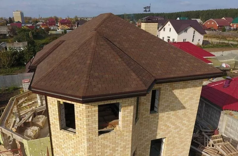 Гибкая черепица Docke PREMIUM Цюрих арахис купить в краснодаре