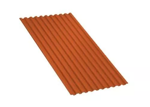 Профнастил С21 B AGNETA 0,5 мм Copper Медь купить в краснодаре