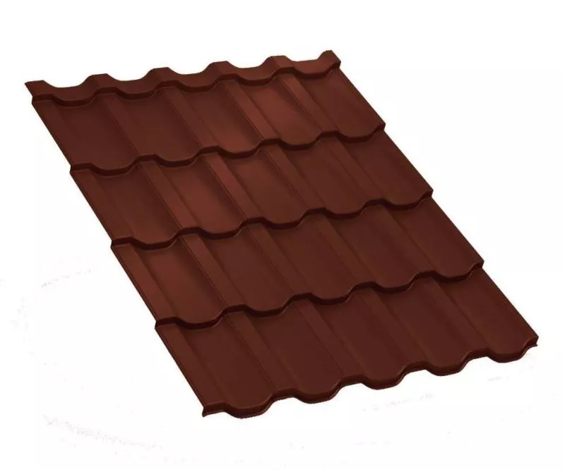 Металлочерепица Трамонтана-M PURMAN 0.5 мм Argillite медный металлик купить в краснодаре