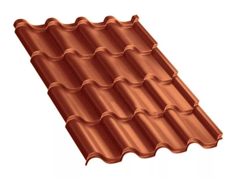 Металлочерепица Монтерроса-M PURMAN 0.5 мм Argillite медный металлик купить в краснодаре