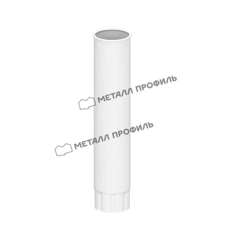 Труба соединительная Металл Профиль Престиж D100х1000 RAL 9005 Черный темный купить в краснодаре