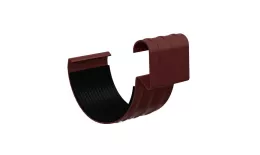 Соединитель желоба Металл Профиль Престиж D125х100 RAL 8017 Коричневый. Артикул: MP-VS05_4