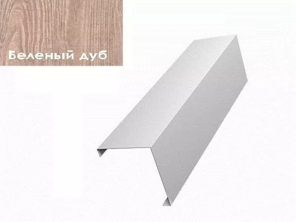 Декоративная накладка на столб угловая жалюзи Milan,Tokyo 0,45 Print Elite White Wood GL купить в краснодаре