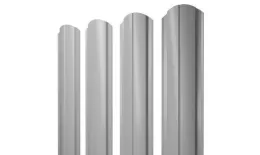 Штакетник Grand Line Slim Полукруглый фигурный 0,45 PE RAL 9006 Бело-алюминиевый. Цена: 78 руб. Артикул: Slim_Fig_131