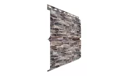 Металлический сайдинг Металл Профиль Lбрус ECOSTEEL 0,5 мм Белый камень. Артикул: MetalS04