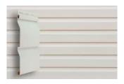 Виниловый сайдинг двухслойный Гранд Лайн D4 белый – Купить оптом и в розницу