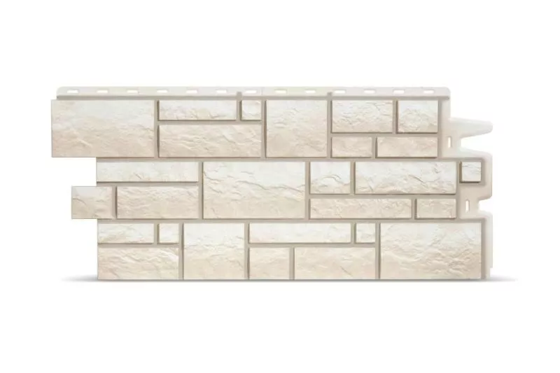 Фасадные панели Docke под Камень BURG Белый купить в краснодаре