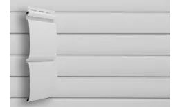 Виниловый сайдинг Grand Line Блок-хаус D4.8 Классика Белый. Артикул: GrandLine2