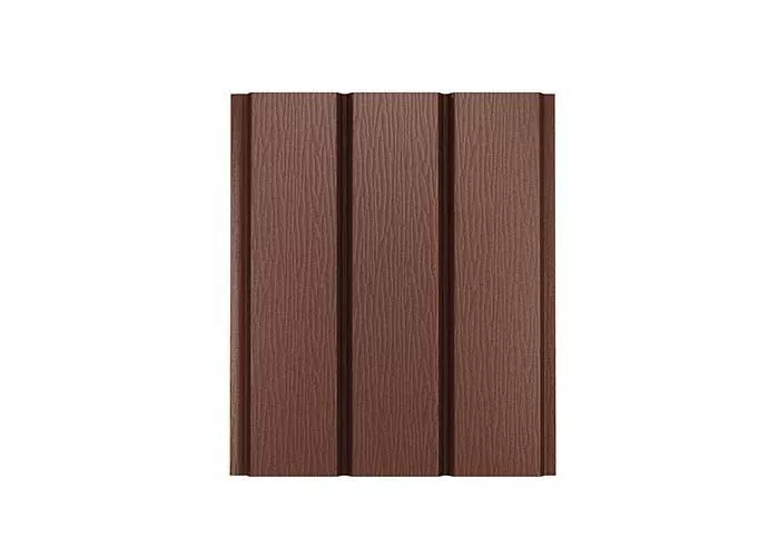 СОФИТ aquAsystem с центральной перфорацией GreenCoat Pural Matt BT(2400х303)0.5 мм RAL 8017 Шоколад купить в краснодаре