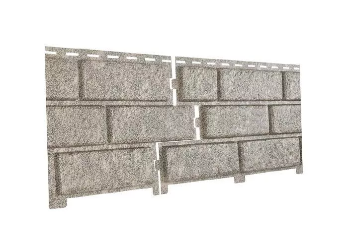 Фасадные (цокольные) панели Ю-Пласт Стоун Хаус Кирпич бежевый купить в краснодаре