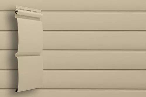 Виниловый сайдинг Grand Line Блок-хаус D4.8 Классика Бежевый купить в краснодаре