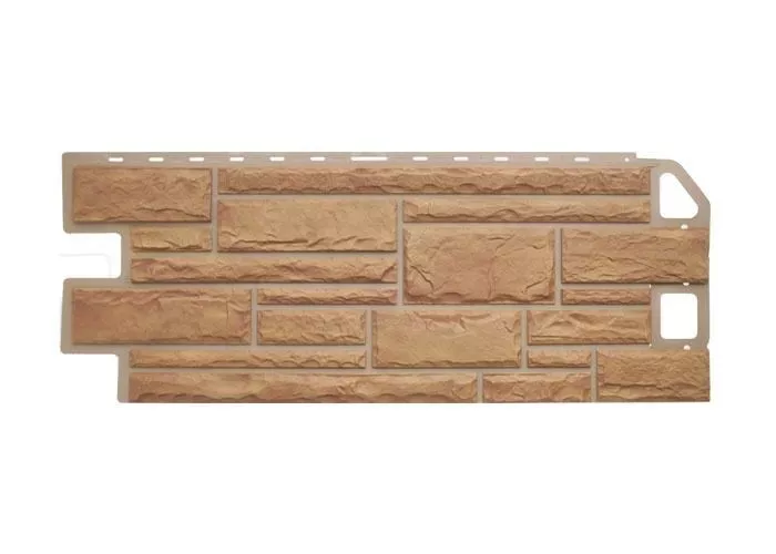 Фасадные панели Альта-Профиль Камень. Бежевый купить в краснодаре