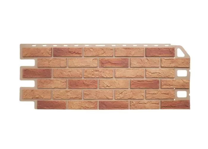 Фасадные панели Альта-Профиль Кирпич комби Бежевый купить в краснодаре