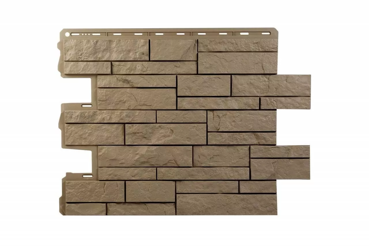 Фасадные панели Альта-Профиль Шотландия ЭКО Бежевый купить в краснодаре