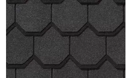 Гибкая черепица CertainTeed Carriage House black pearl. Артикул: 198