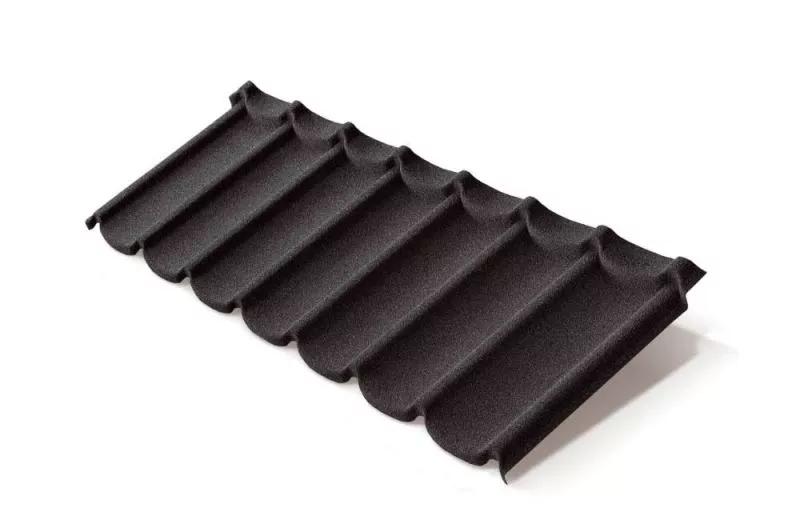 Композитная черепица Metrotile Mistral Черный купить в краснодаре