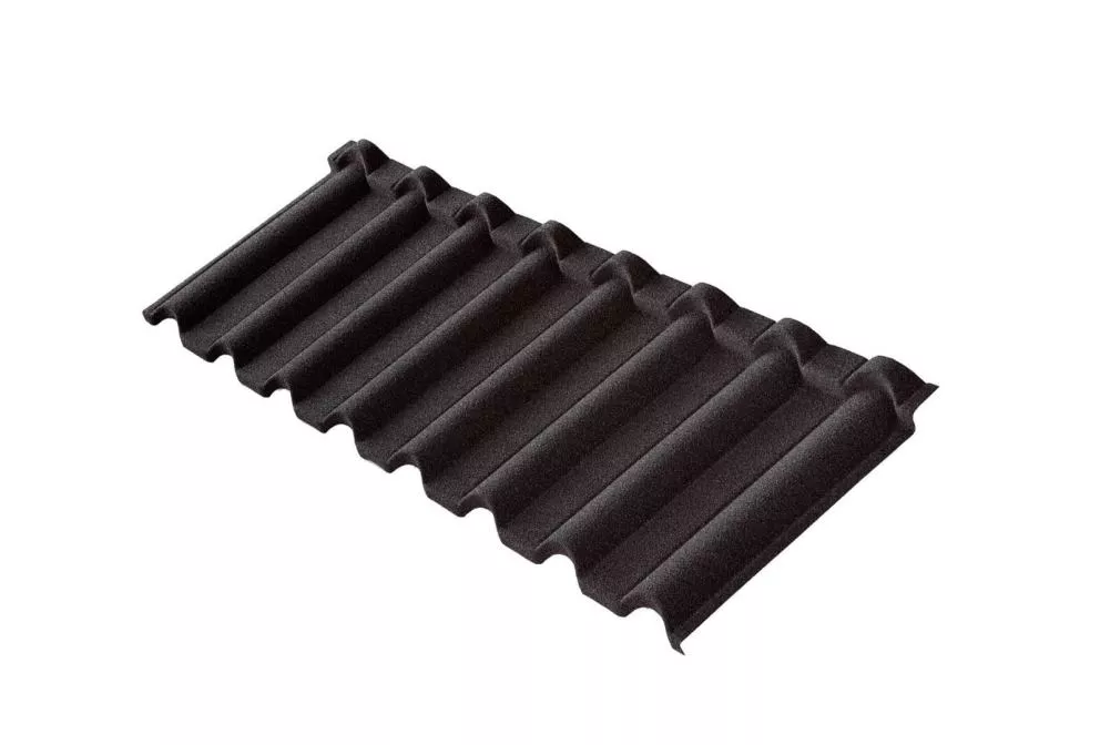 Композитная черепица Metrotile Gallo Черный купить в краснодаре