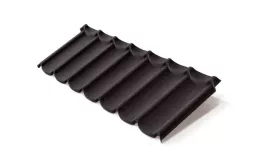 Композитная черепица Metrotile Mistral Черный. Цена: 1426 руб. Артикул: Metrotile9-bl