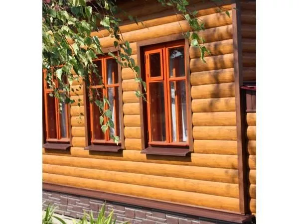 Блок-хаус Новый Grand Line 0,45 Print Premium с пленкой Antique Wood TwinColor купить в краснодаре