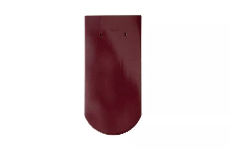 Керамическая черепица Braas Опал Глазурь красный бук купить в краснодаре