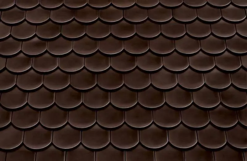 Керамическая черепица Braas Опал Глазурь Тик Коричневый купить в краснодаре