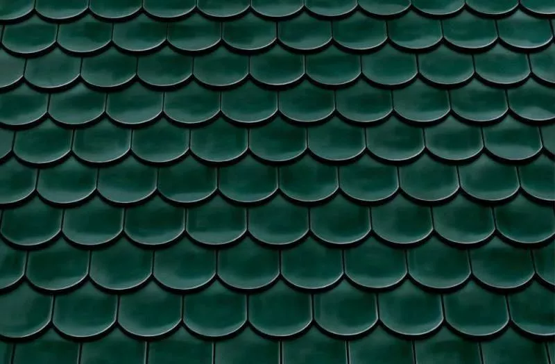 Керамическая черепица Braas Опал Топ-глазурь зеленая ель купить в краснодаре