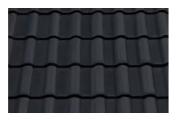 Керамическая черепица Braas Рубин 11V Ангоб антрацит – Купить оптом и в розницу