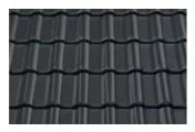 Керамическая черепица Braas Рубин 11V Ангоб графит – Купить оптом и в розницу