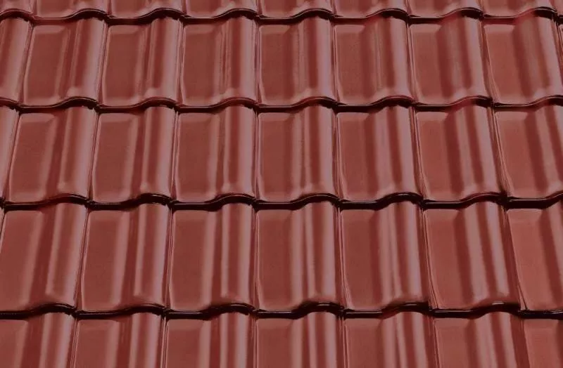 Керамическая черепица Braas Рубин 11V Ангоб красная лава купить в краснодаре