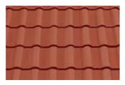 Керамическая черепица Braas Рубин 11V Ангоб медный – Купить оптом и в розницу