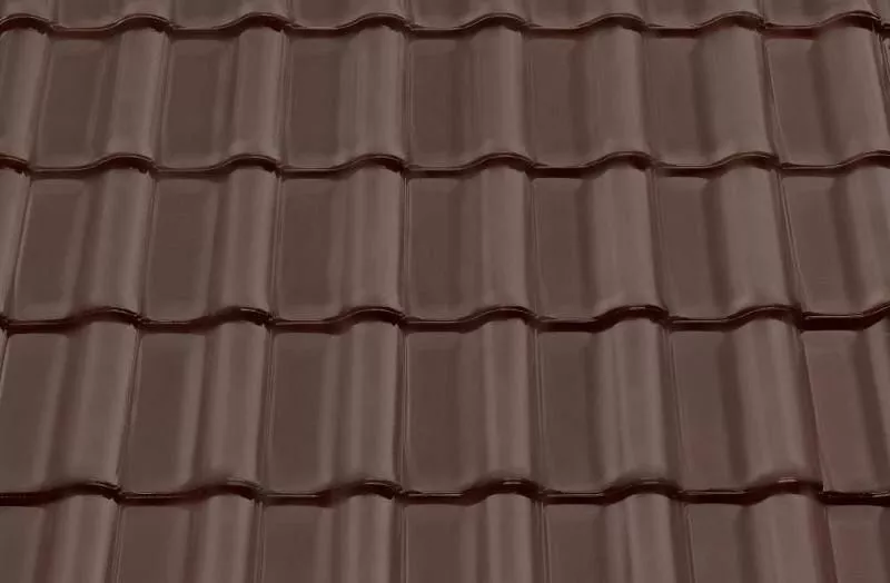 Керамическая черепица Braas Рубин 11V Ангоб темно-коричневый купить в краснодаре