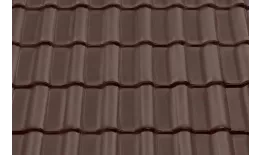 Керамическая черепица Braas Рубин 11V Ангоб темно-коричневый. Артикул: ker09-tk
