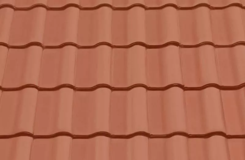 Керамическая черепица Braas Рубин 11V Натуральный красный купить в краснодаре