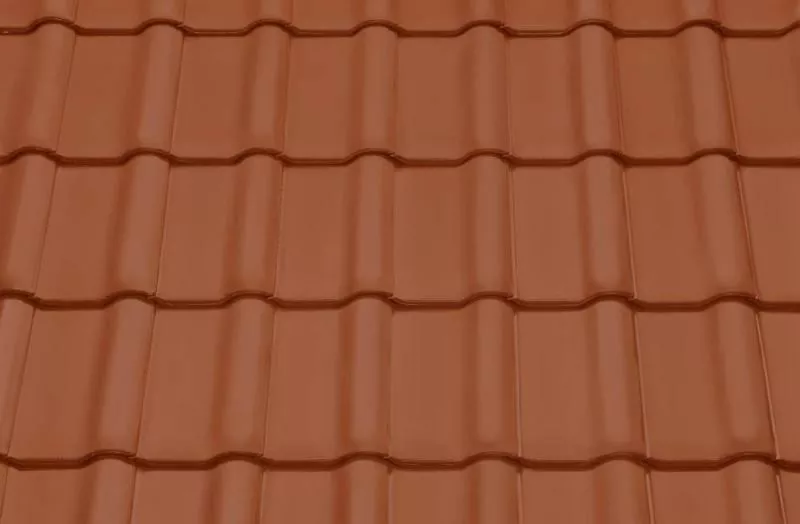 Керамическая черепица Braas Рубин 13V Натурально-красный купить в краснодаре