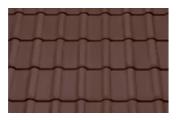 Керамическая черепица Braas Рубин 13V Ангоб темно-коричневый – Купить оптом и в розницу