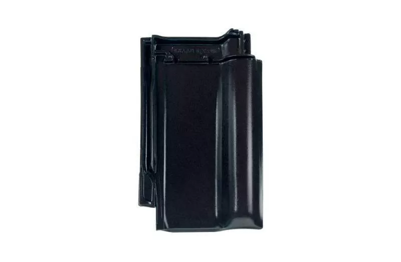 Керамическая черепица Braas Рубин 13V Глазурь глубокий черный купить в краснодаре