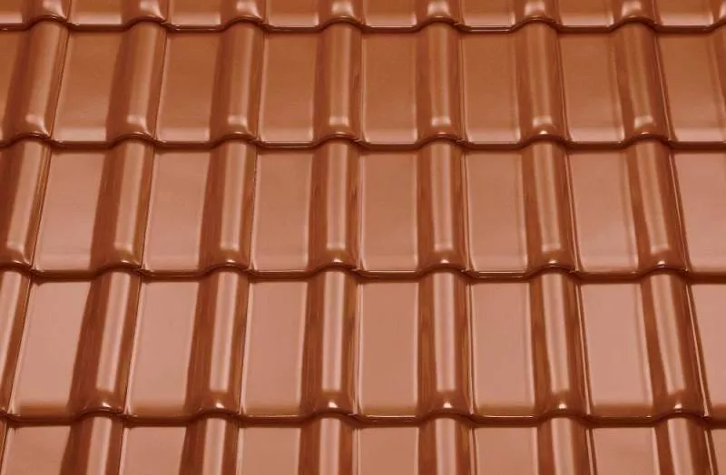 Керамическая черепица Braas Рубин 13V Глазурь красная осень купить в краснодаре