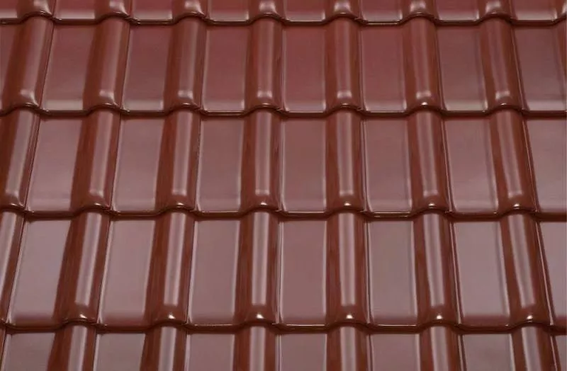 Керамическая черепица Braas Рубин 13V Глазурь красный бук купить в краснодаре