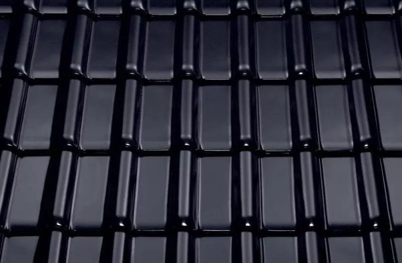 Керамическая черепица Braas Рубин 13V Топ-глазурь черный бриллиант купить в краснодаре