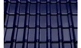 Керамическая черепица Braas Рубин 13V Топ-глазурь синий бриллиант. Артикул: ker12-sb