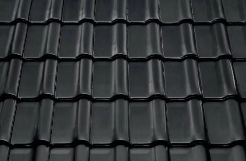 Керамическая черепица Braas Рубин 9V Ангоб антрацит купить в краснодаре