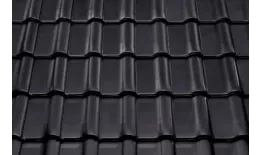 Керамическая черепица Braas Рубин 9V Ангоб черный вулкан. Артикул: ker05-bv