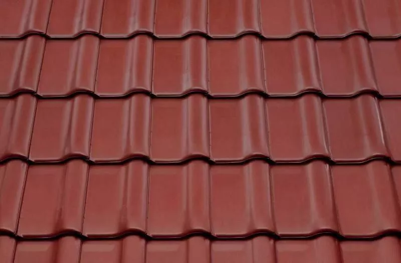 Керамическая черепица Braas Рубин 9V Ангоб красная лава купить в краснодаре